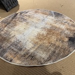 Karpet, meerkleurig, doorsnee 120 cm